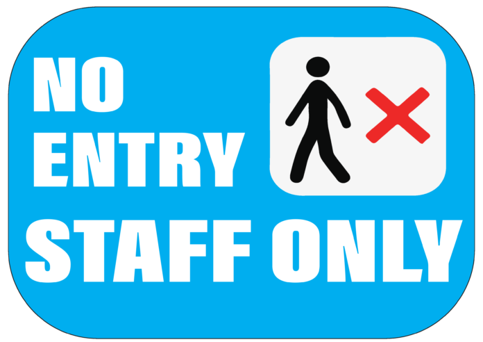 Staff Only Sign Printable Free Iwish Iwas