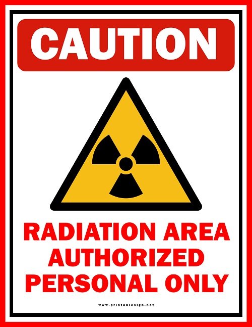 Radiation Safety Sign Template | FREE Download