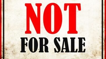 Printable Not For Sale Sign Template | FREE Download