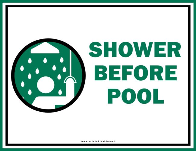 Pool Safety Sign PDF