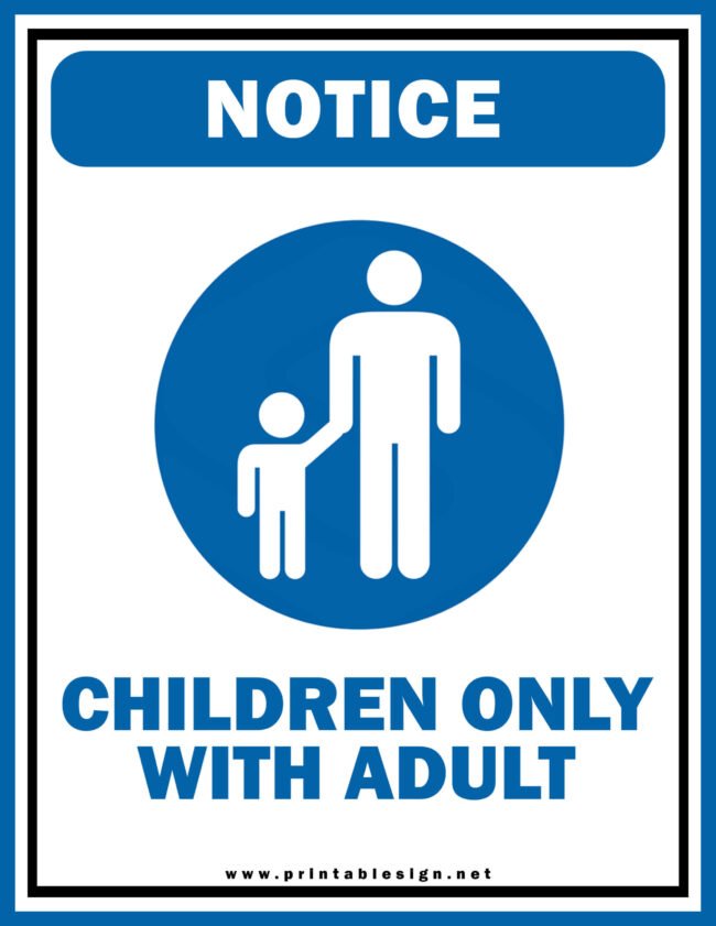 Pool Safety Sign Sample