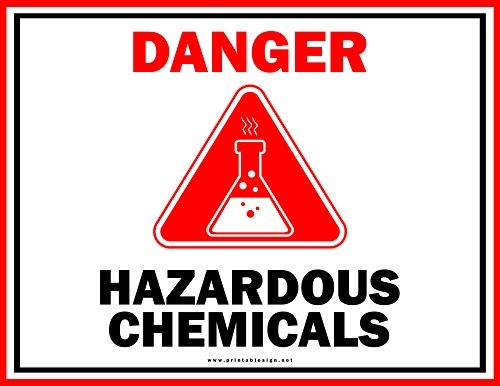 Creative Danger Chemical Sign