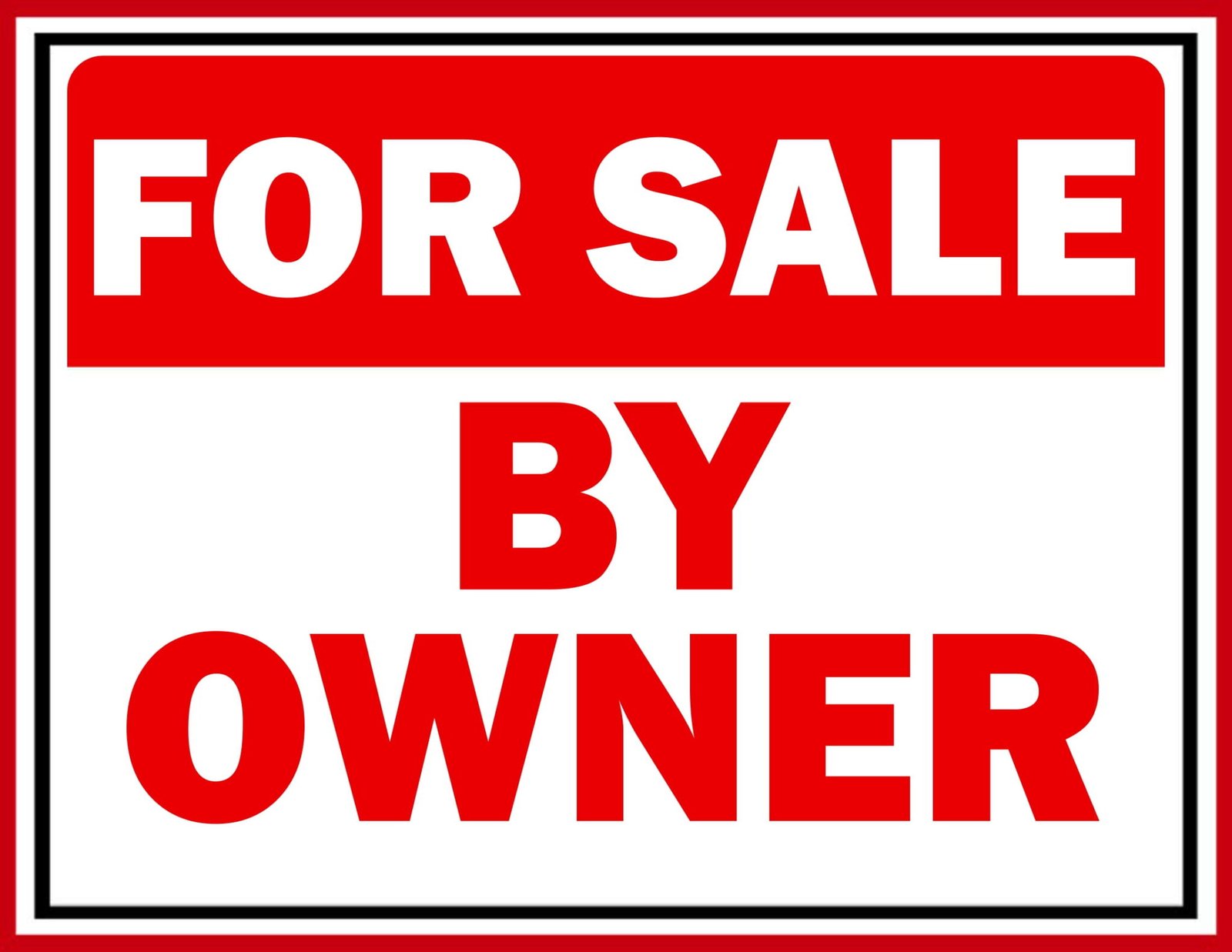 For Sale By Owner Sign Format FREE Download