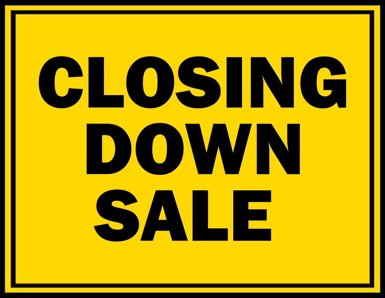 Printable Closing Down Sale Signs FREE Download   Printable Closing Down Sale Signs Min 1 2048x1583 