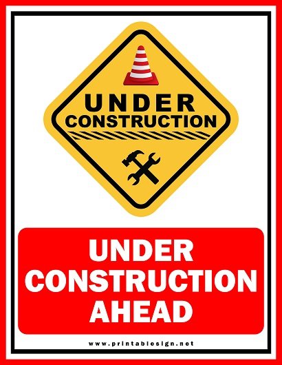 Construction Ahead Sign Download