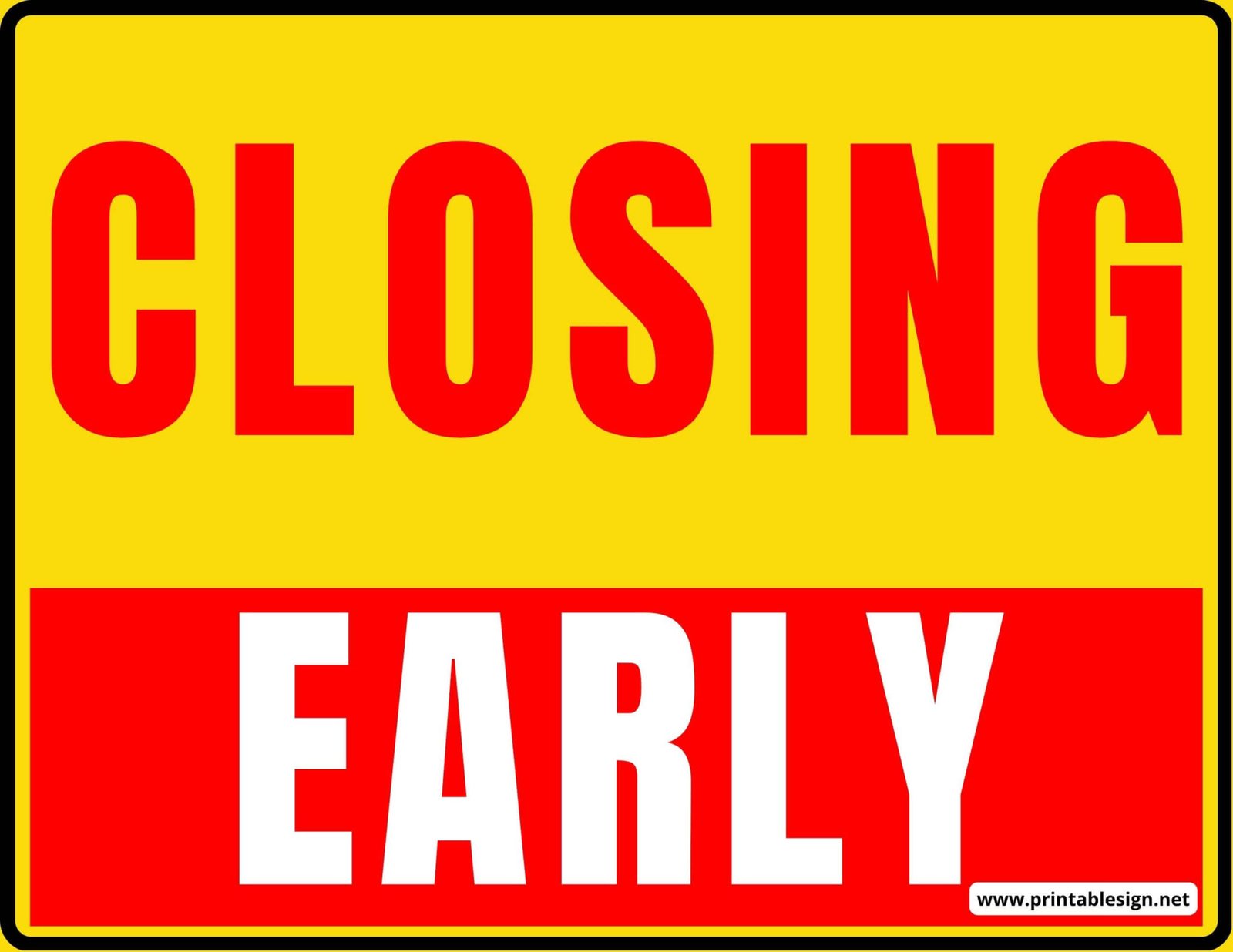 closing-early-sign-template-free