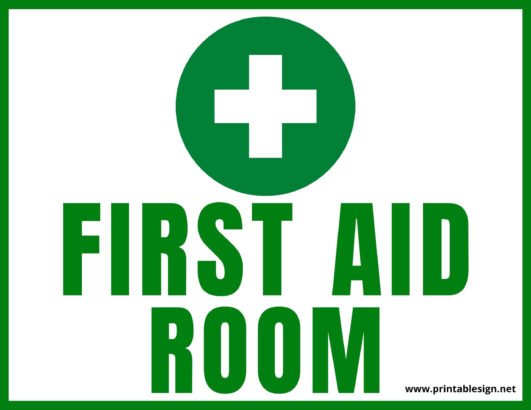 First Aid Room Sign | FREE Download