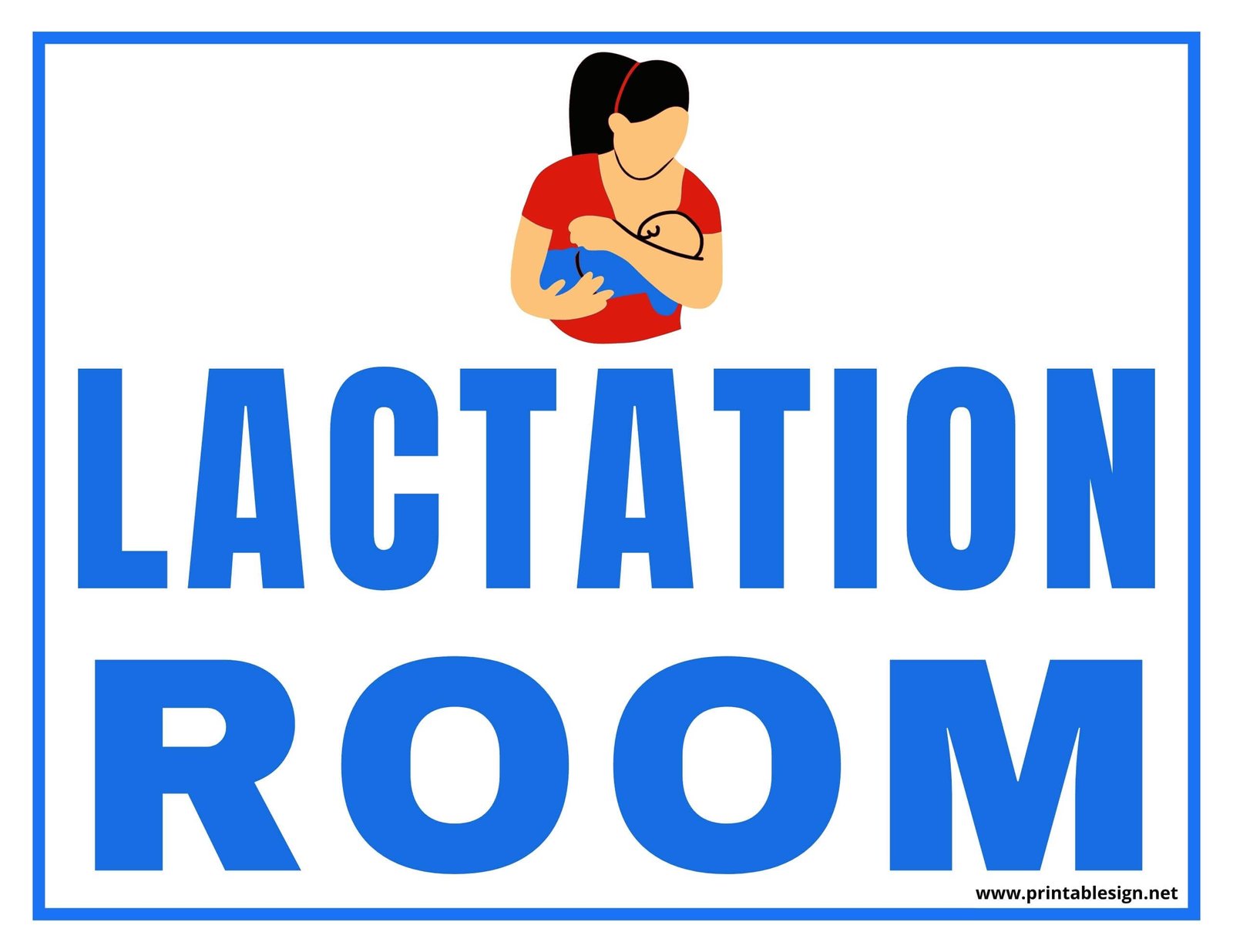 Lactation Room Sign FREE Download