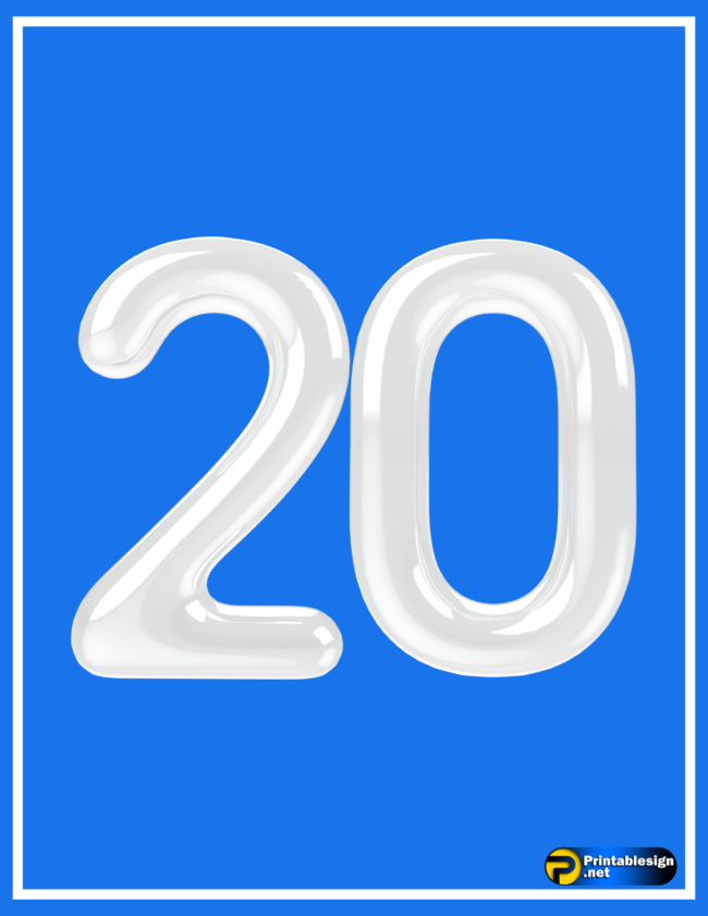 20 Sign