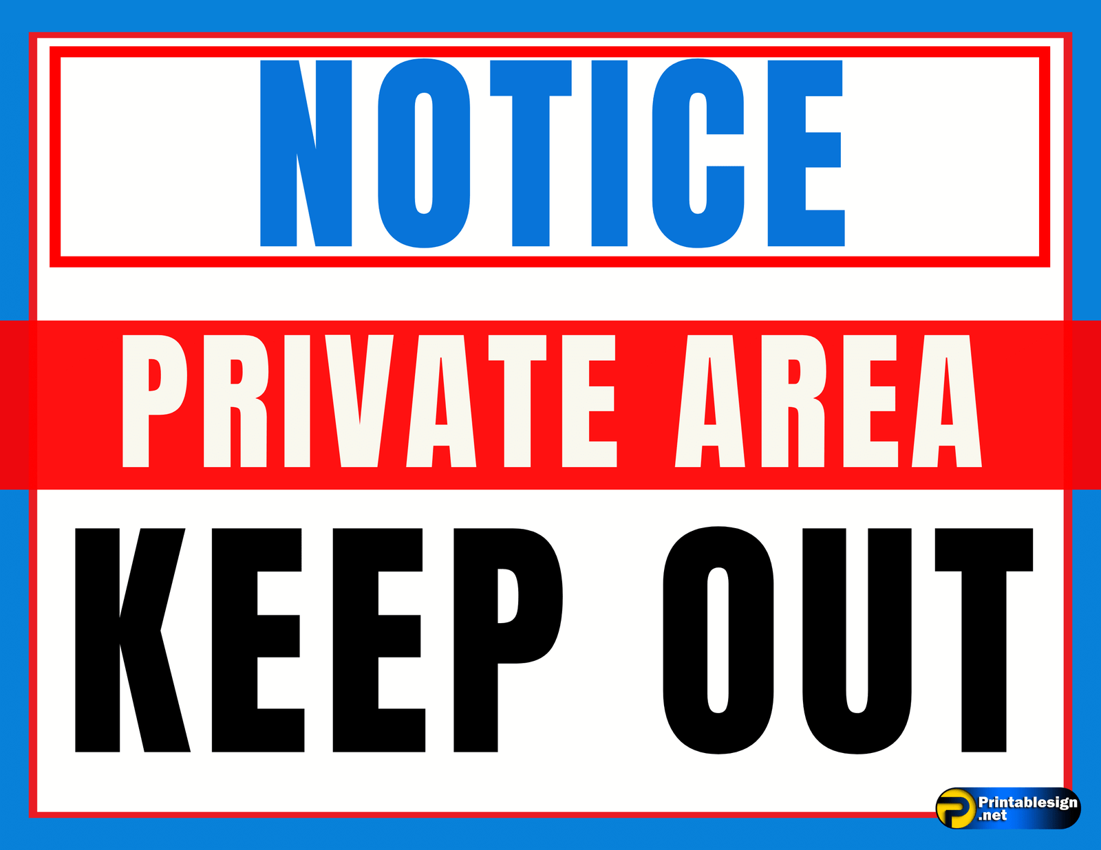 Private Keep Out Signs Free Download