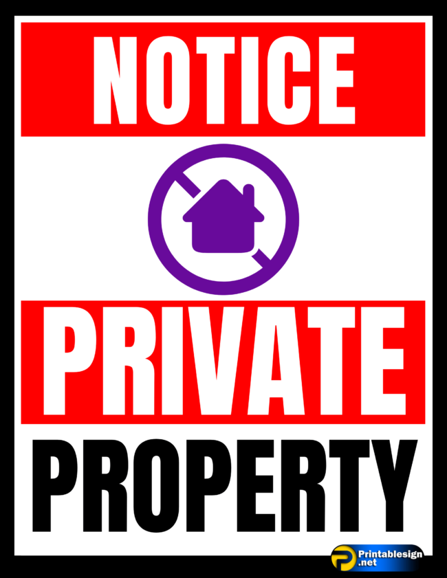 Private Property Signage